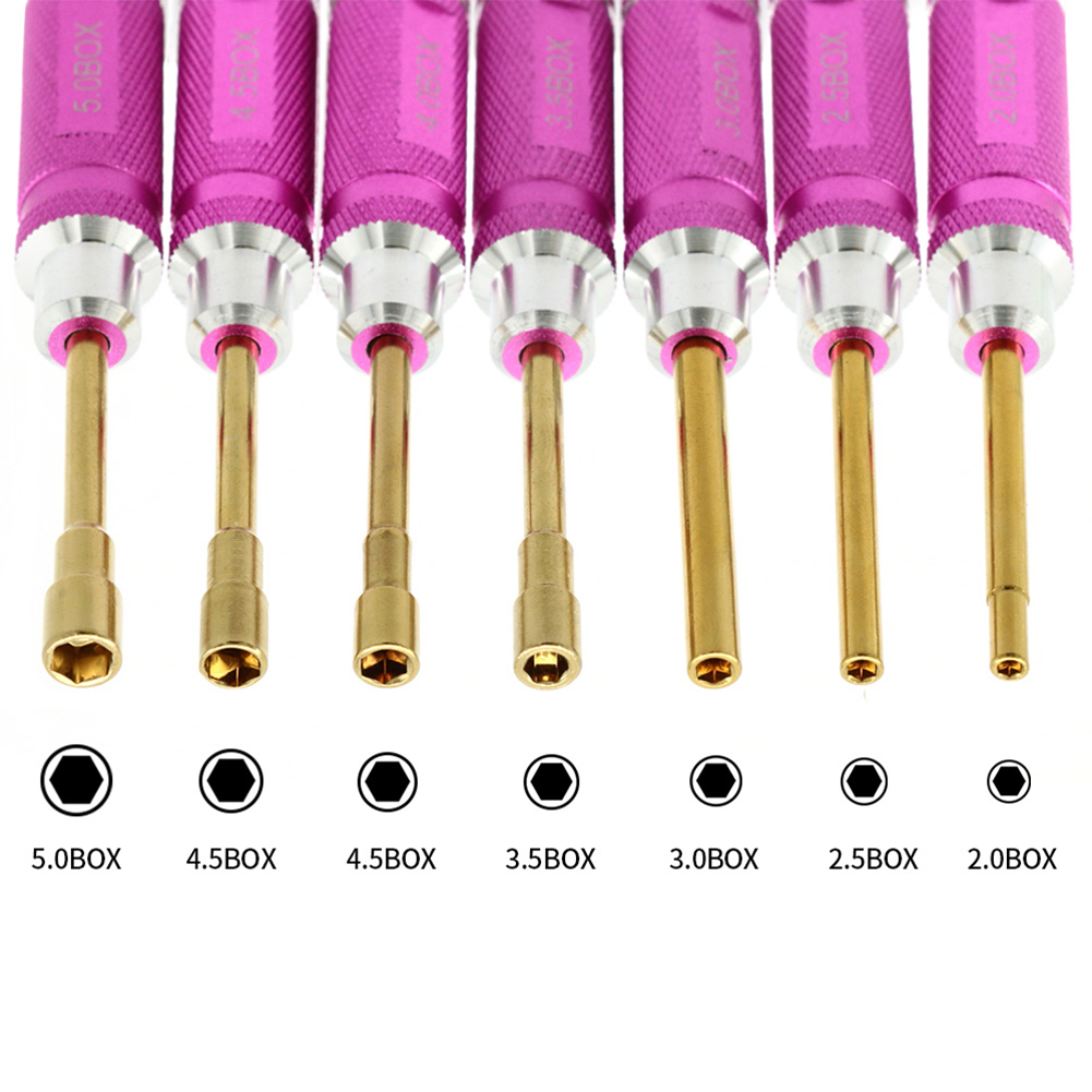 7 Piece 2-5MM Hexagonal Screwd - Rc Helicopter Tool Kit recension och pris